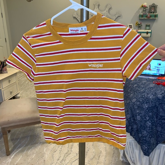 wrangler striped tee